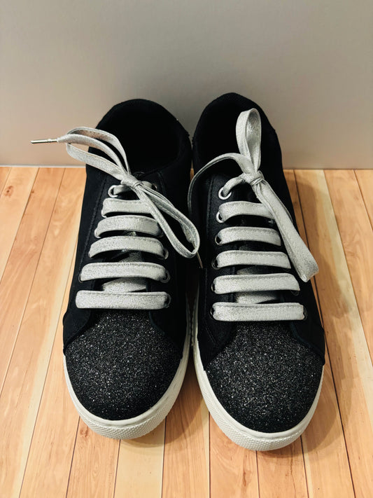 Lacets  argentés pailletés- Fabrication Française / Le Lacet Normand