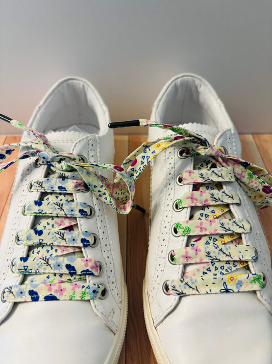 Lacets multicolores verts- Fabrication Française / le Lacet Normand